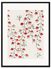 Gerahmter Kunstdruck  Traditional Japanese Cherry Blossom - Watanabe Seitei