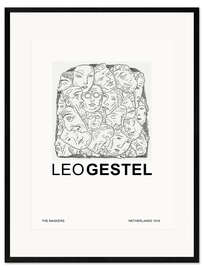 Gerahmter Kunstdruck  The Maskers (Special Edition) - Leo Gestel